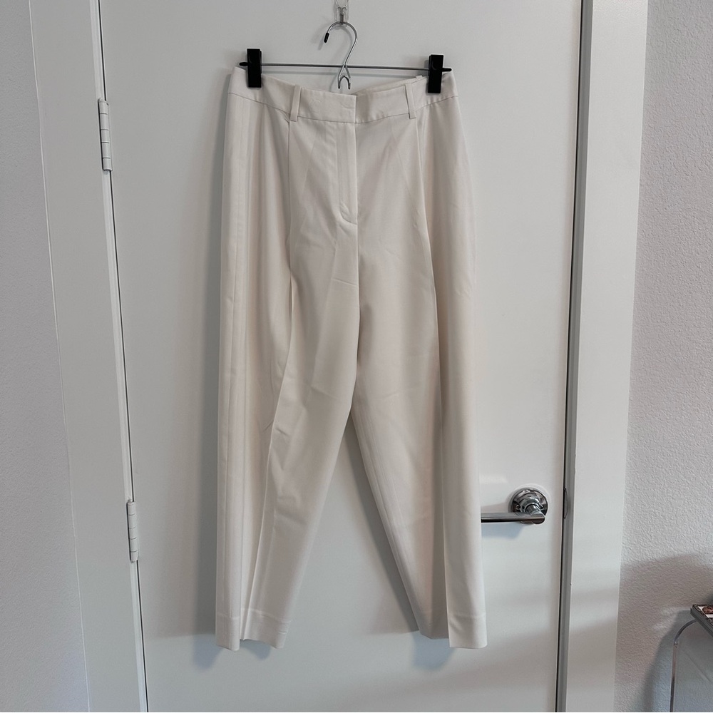 Theory Cream Trousers
